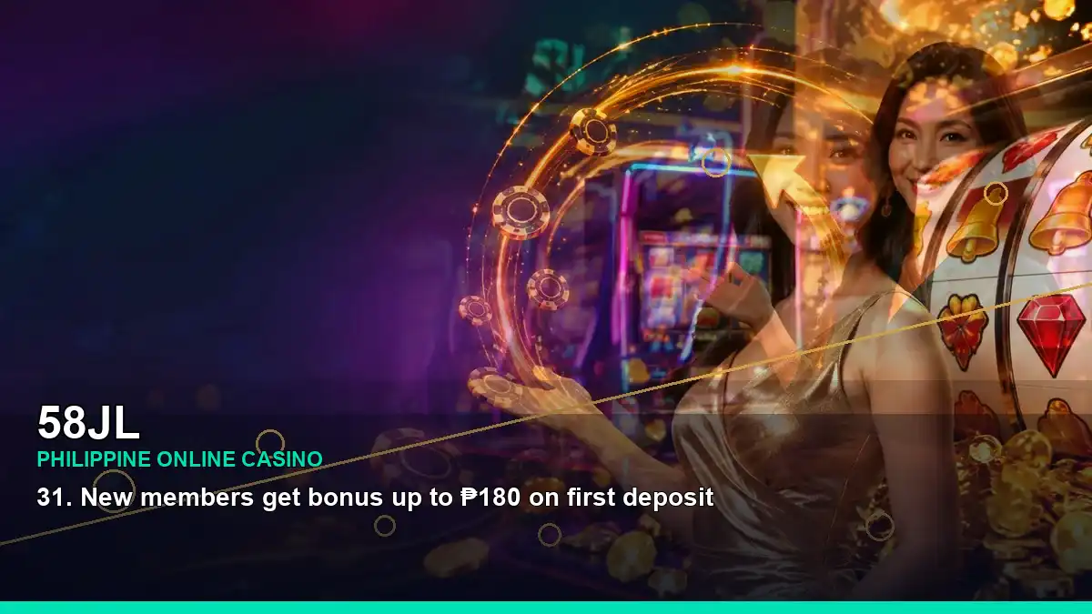 58JL VIP lounge rewards presented in a lively casino setting for brand access, games, account support and responsible play