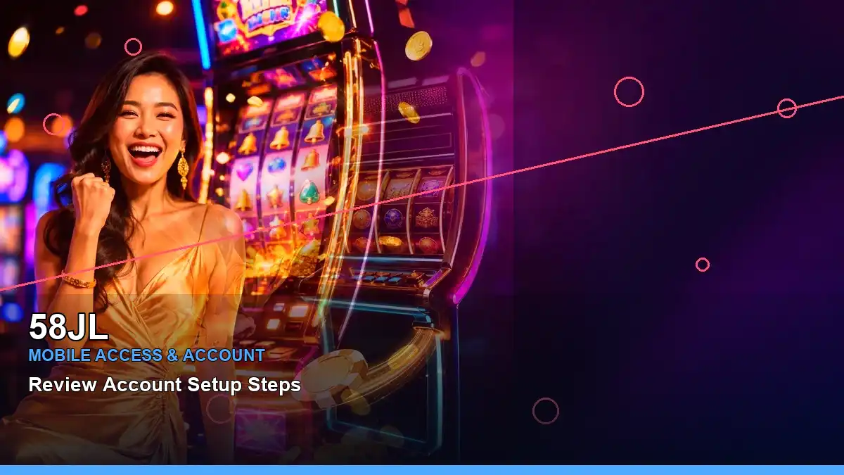 58JL mobile-friendly fruit reel slot games on a smartphone, highlighting simple account access and smooth casino play