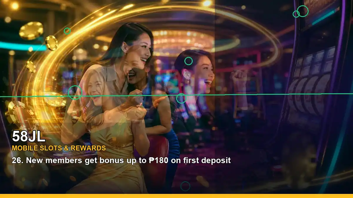 58JL deposit and wallet options arranged in a clean diagonal layout for Philippine players